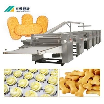Automatic Soft and Hard Biscuit Making Machine Soft Biscuit Processing Line Commercial ...