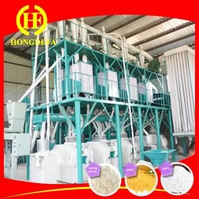 50t Per 24h Automatic Maize Milling Flour Processing Machine