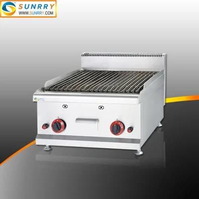 Barbecue Grill with Lava Rock Commercial Gas Lava Rock Grill