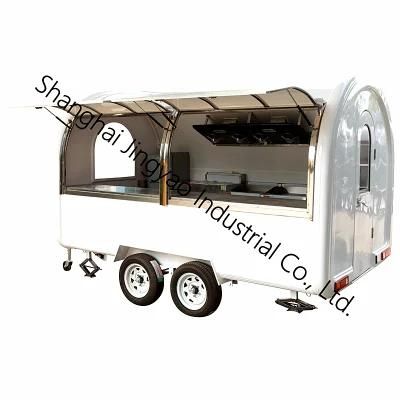 New Design Street Mobile Food Vending Van Trailer for Sale