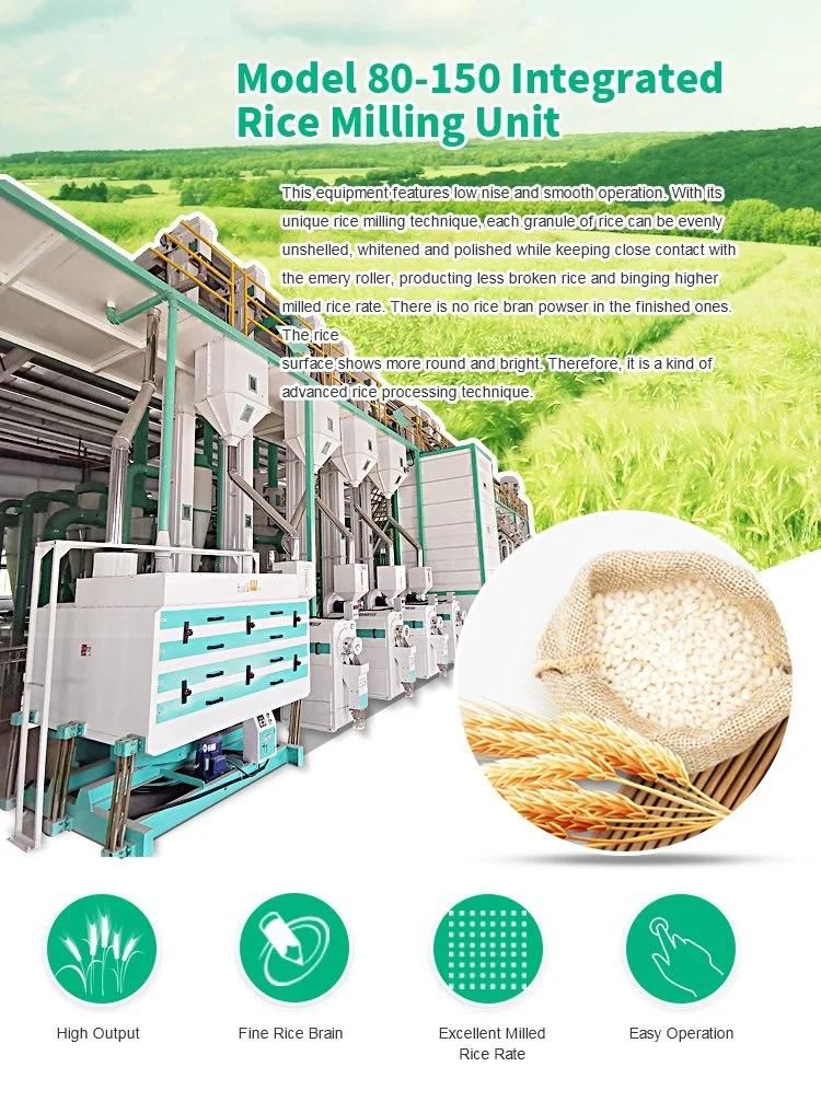 120 Tons Per Day Rice Milling Machine Food Machine