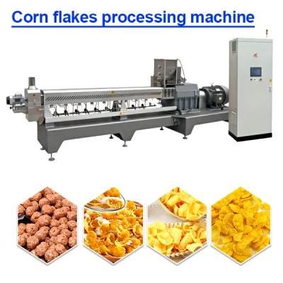 Automatic Frosted Roast Honey Cereal Ring Corn Flake Making Machine Production Machinery ...