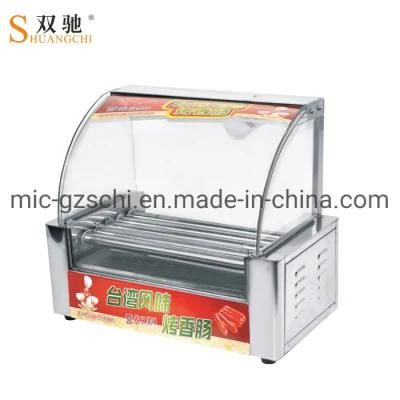 Non Removable Rolling Hot-Dog Grill Sausage Roast Hot-Dog Taiwan Taste