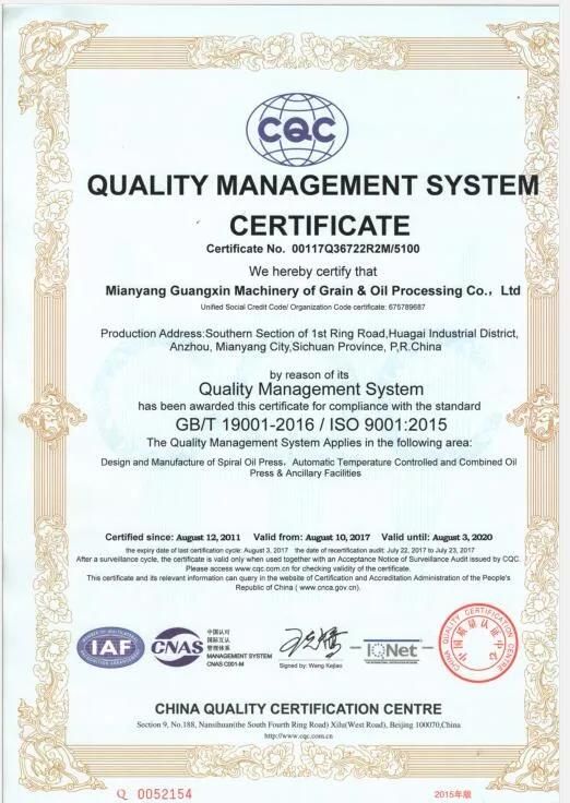 Rapeseed Oil Press with Good After Sale Services