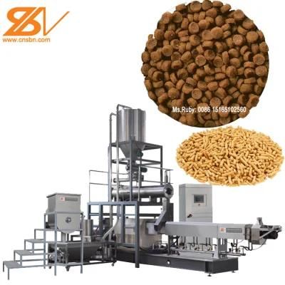 Facotry Price Fish Feed Extruder Turtle Frog Aquatic Feed Production Line