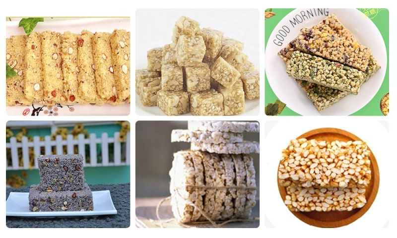 Automatic Snack Peanut Cereal Sesame Candy Granola Bar Making Machine
