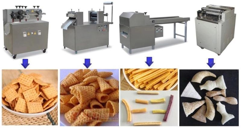 Industrial Doritos Tortilla Corn Chips Production Line Food Making Machine