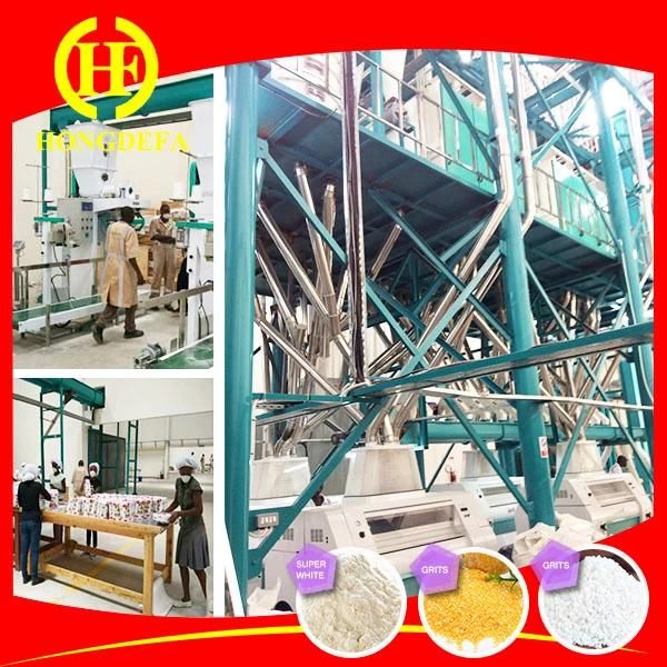 Designed for Kenya Market 100t/24h Maize Milling Plant