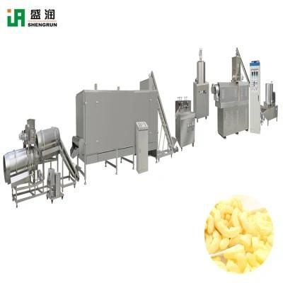Twin Screw Maize Puffed Food Machine Extruder Puffed Snack Product Line