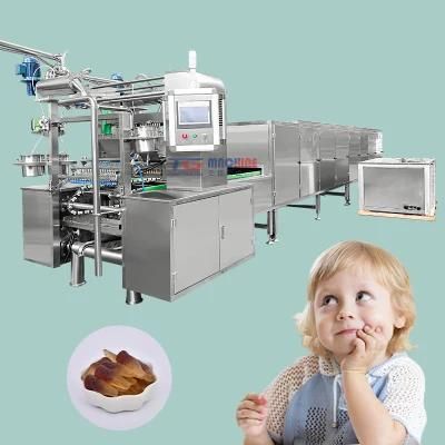 Automatic Gummy and Jelly Candy Pouring Production Line Vitamin Gummy Candy Depositing ...