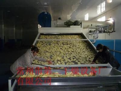 Industrial Processing Line Single Layer Fruit Vegetable Animal Feed Mesh Belt Drying ...