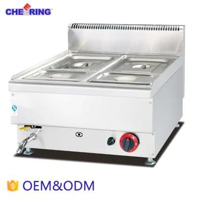 Commercial Use Counter Top Gas Bain Marie