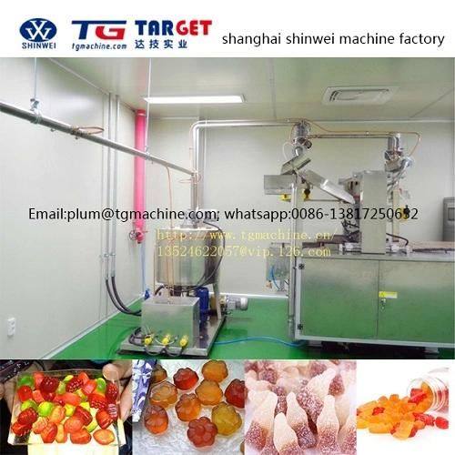 Gdq300 Automatic Pectin & Gelatin Jelly Gummy Candy Machine Line