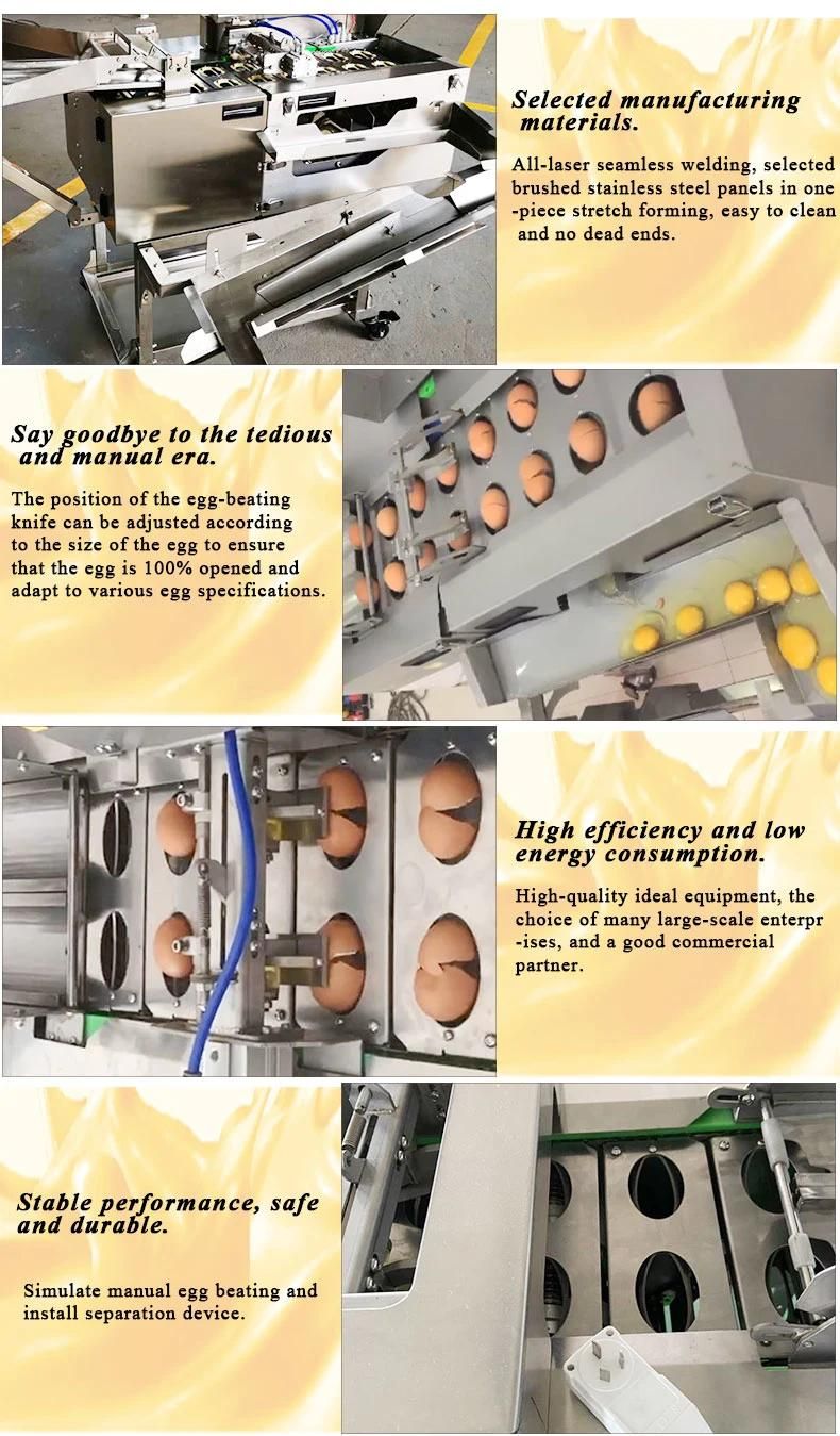 Egg Yolk Liquid Extraction Machine Egg Yolk Collecting Machine