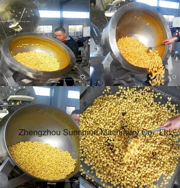 Gas Heating 100L Gas Popcorn Machine industrial Popcorn Machine Price