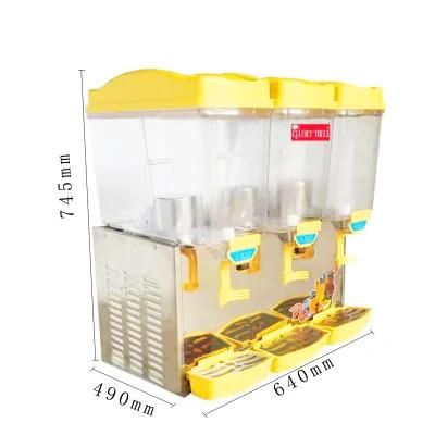 3 Tanks Commercial Frozen Cold Drink Ice Cream Juice Slush Machine