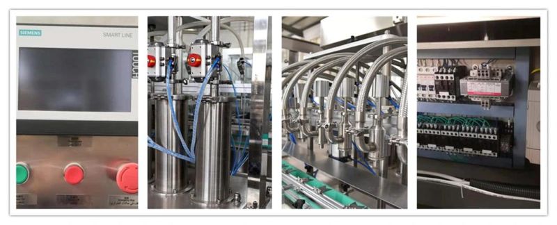 Automatic Small Bottle Liquid Filling Capping and Labeling Machines Bottle Packing Filling Machine Production Line for Bottling
