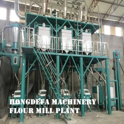Hongdefa 36t Wheat Flour Making Machine in Ethiopia