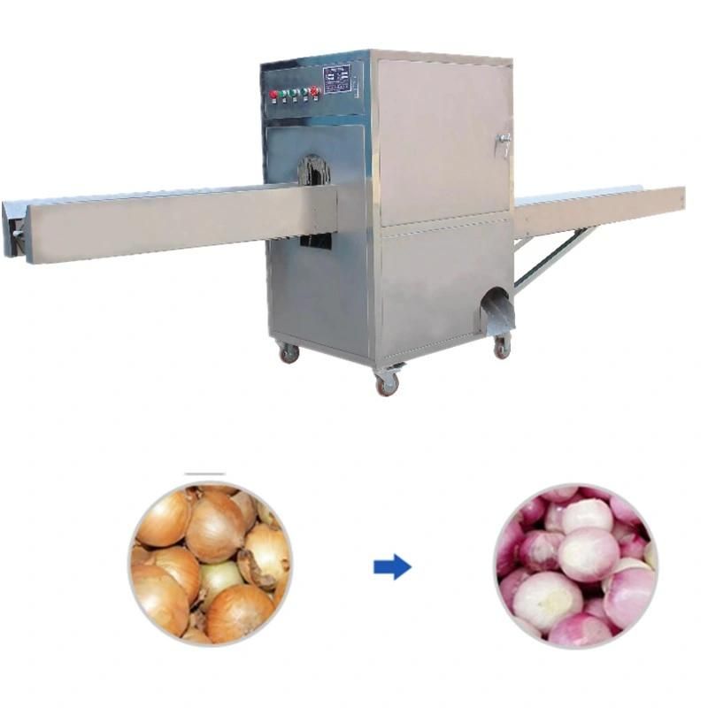 Automatic Onion Peeling and Cutting Machine / Onion Skin Peeler
