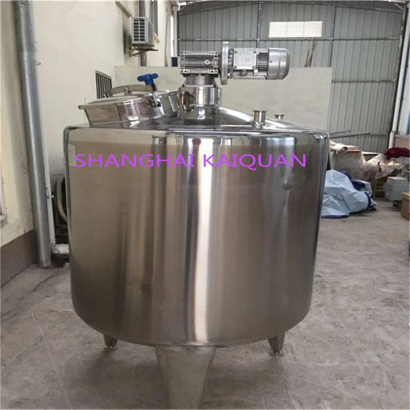 304 316 Stainless Steel Milk Mixing Reactor Tank for Food Industry