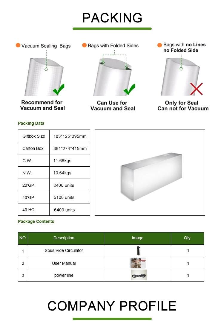 Ipx7 Waterproof Sous Vide Cooker