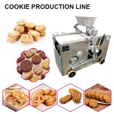 Popular and High Quality Commercial Auto Biscuit Machine for Sale Milk Biscuit Processing ...