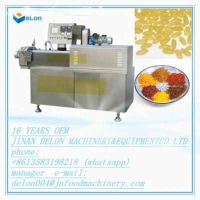 Fortified Rice Kernel Production Line Artificial Rice Extruder Making Machine