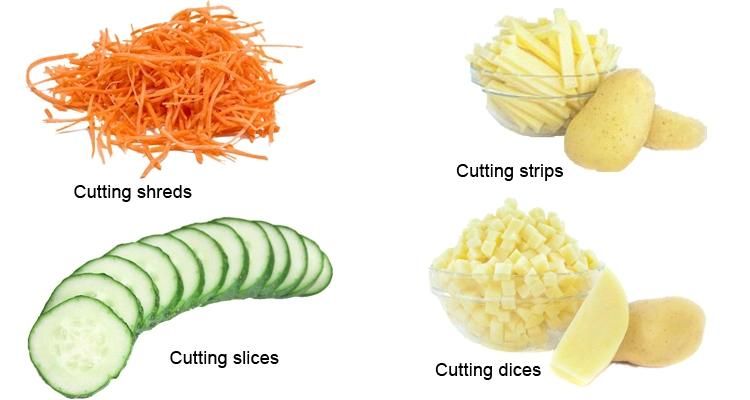 Industrlal Potato Green Bean Collard Green Lettuce Jullenne Carrot Cutter Machine