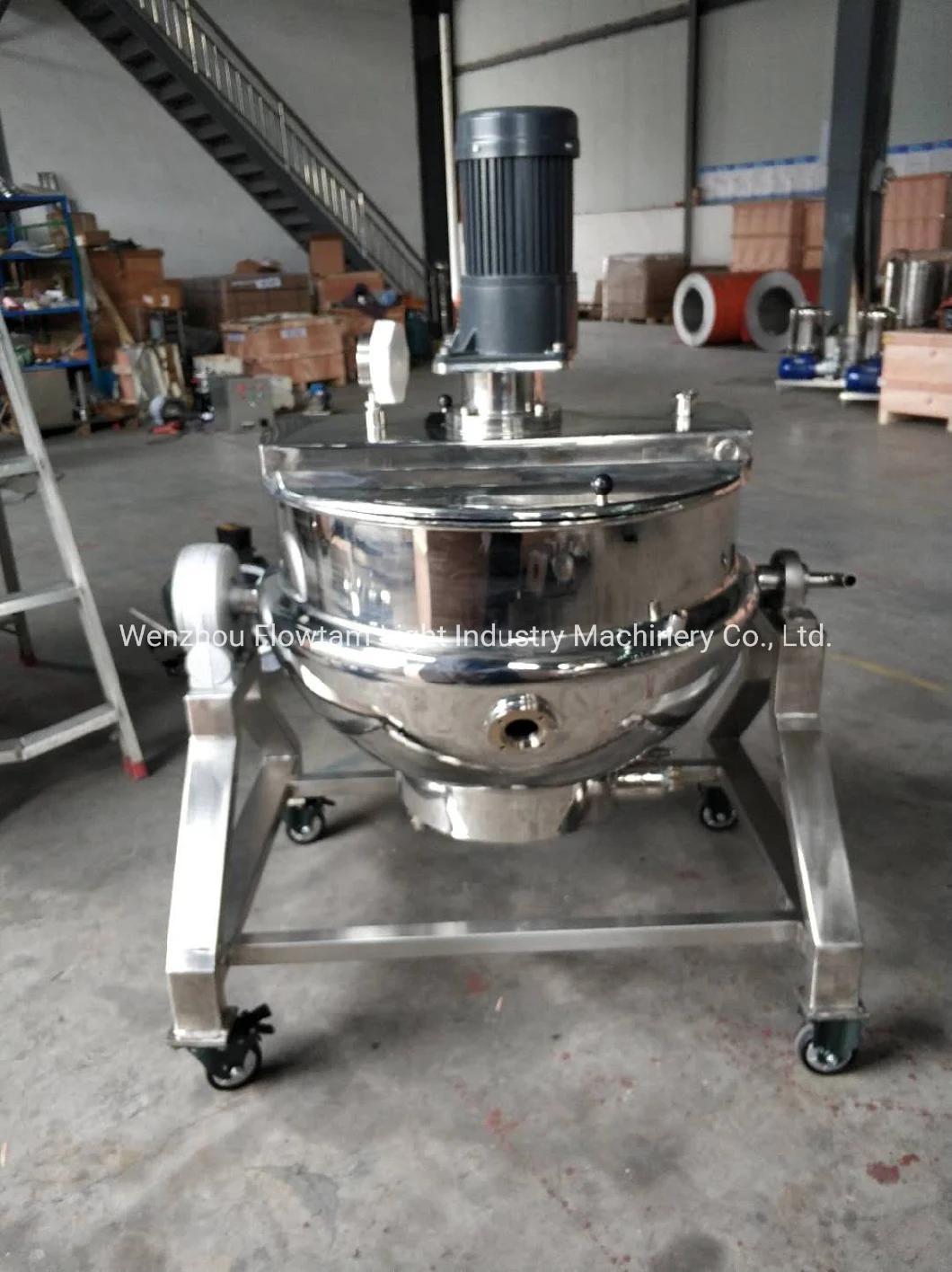 Double Jacket Stainless Steel Jam Cooker with Electric Control Box