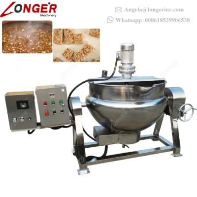 Stainless Steel Jacketed Kettle Porridge Cooker Machine Sugar Cooking Pot