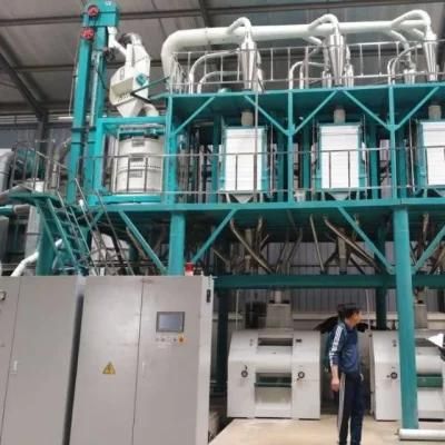 Hongdefa Factory Price 50t Maize Corn Flour Milling Machine for Zambia Breakfast Meal ...