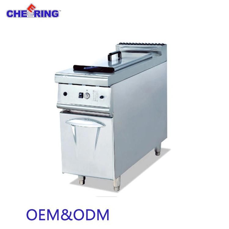 Junjian Cooking Equipment Gas Fryer with Cabinet