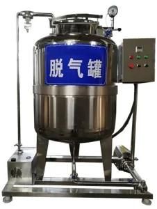 Vacuum Degassing Tank for Goat Milk, Juice, Pig Blood