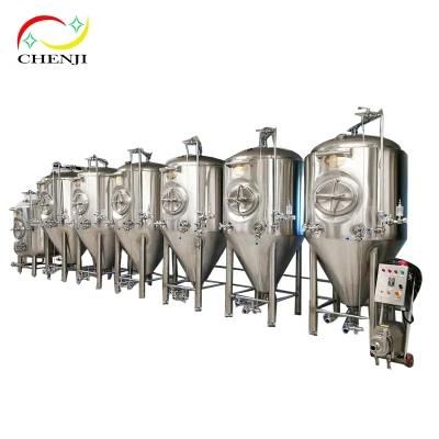 300L 400L 500L 600L 800L 1000L Customized OEM ODM Dimple Jacketed Insulated Yeast Beer ...