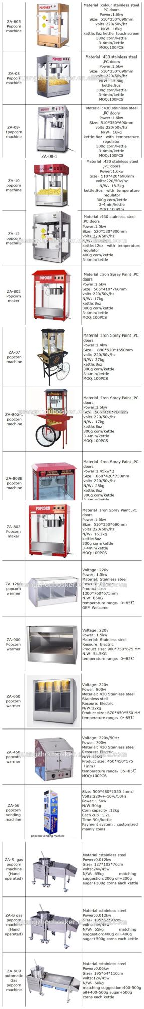 Professional Automatic Double Pot Caramel Popcorn Machine 32oz with Oil Pump