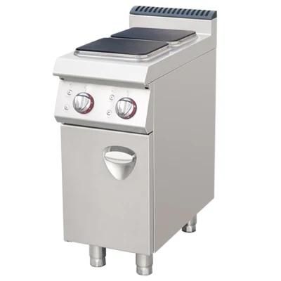 Stainless Steel 380-415V/50h Zelectric Hot Plate Cooker with Cabinet