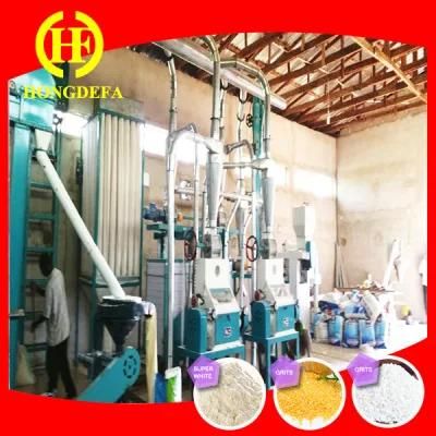 Maize Milling Machine Roller Mill Maize Flour Milling Machine Mill 10t 50t 100t