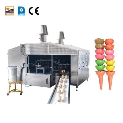 Automatic 28 Mode 2 Cavity Crystal Automatic Stainless Steel Wafer Machine Production Line ...