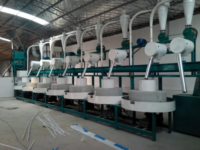 100t/D Automatic Flour Mill PLC Wheat Flour Milling Machine Wheat Flour Mill