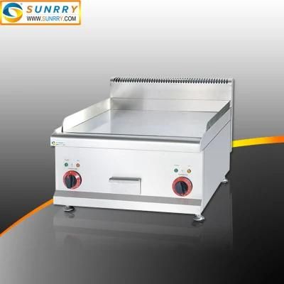 Electric Countertop Gas Griddle with 2 Temperature Controller