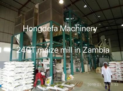 Kenya Zambia Uganda Mozambique 150t Maize Milling Flour Machine
