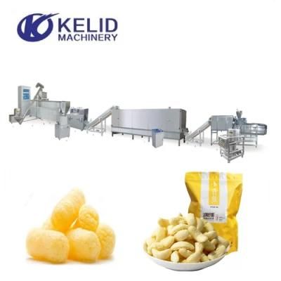 Extruder Puffed Snacks Food Making Machine Production Line Plant