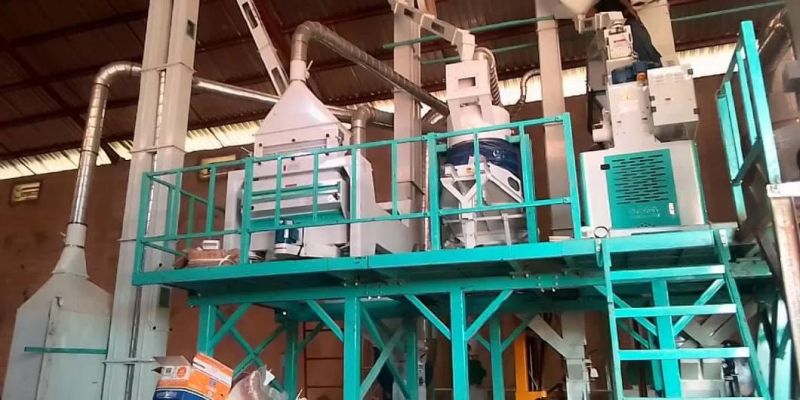 50-120 Tons Per Day Turnkey Complete Set Rice Milling Processing Machine for Rice Plant