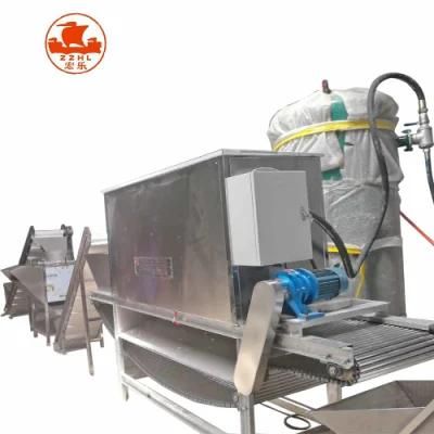 Garlic Cloves Filling Production Line with Liquid Nitrogen Full Automatic Garlic Peeling ...