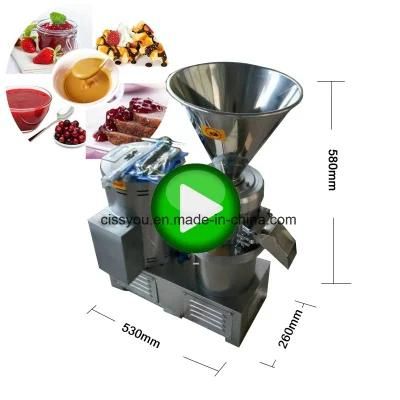 Food Almond Sesame Peanut Butter Making Colloid Mill Machine