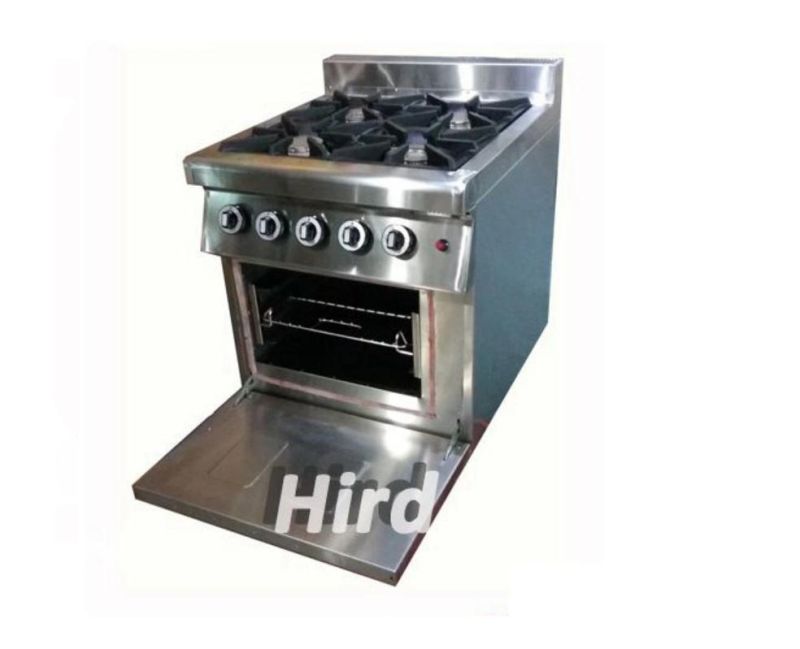 Gas Burner with Oven (HD700-RQ-4) CE Catering Equipment Food Machine