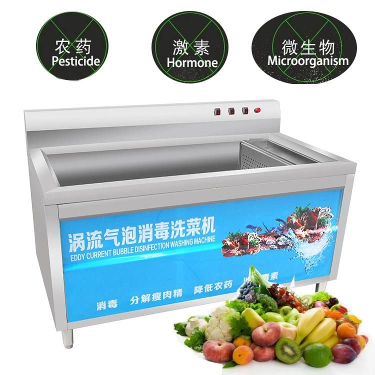 Industrial Air Bubble Ozone Fruit Vegetable Cleaning Machine Potato Ginger Apple Fruit Washing Washer