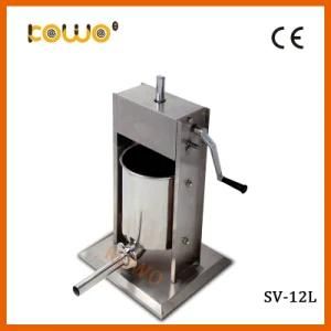 High Quality Stainless Steel Kitchen Equipment 12L Vertical Manual Sausage Filling Machine ...