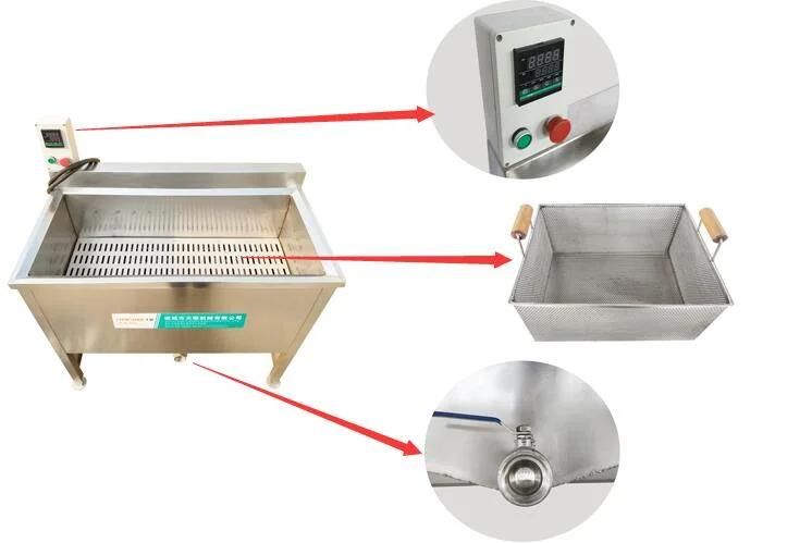 Batch Blancher Hot Water Pre-Cooking Plantain Blanching Machine