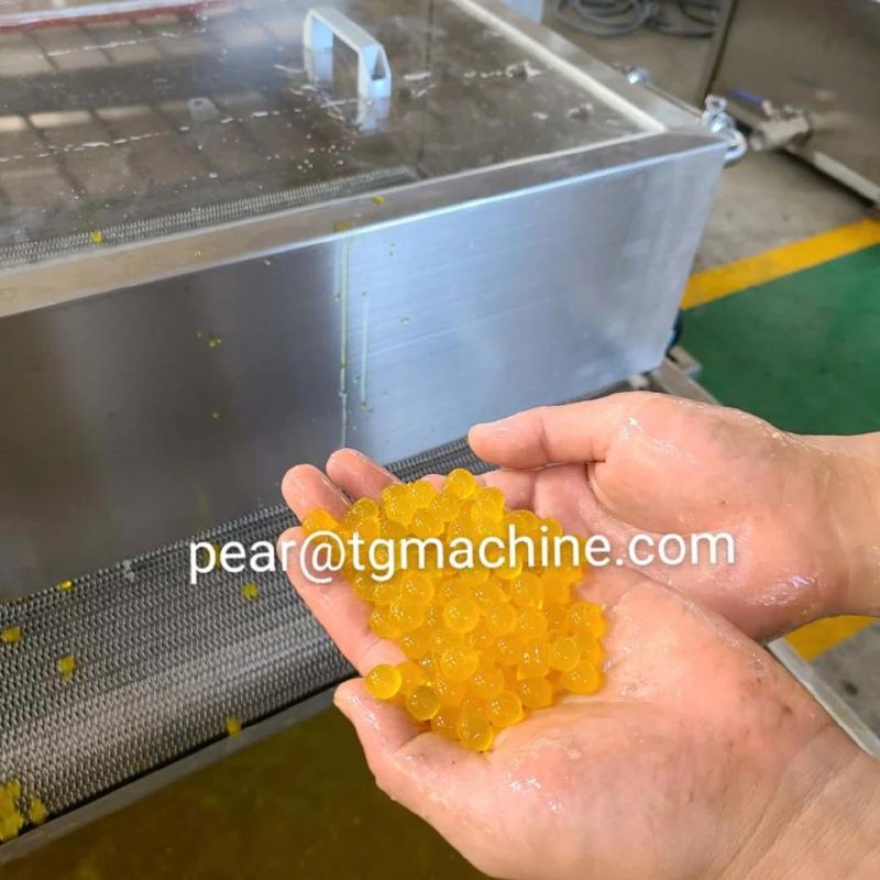 Popping Jelly Bubble Tea Boba Pearls Making Machine Production Line
